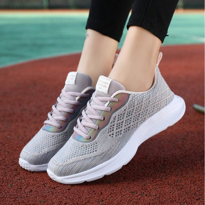 GroovyWish Women Athletic Orthopedic Shoes Anti-collision Mesh Round Toe Stylish Sneakers