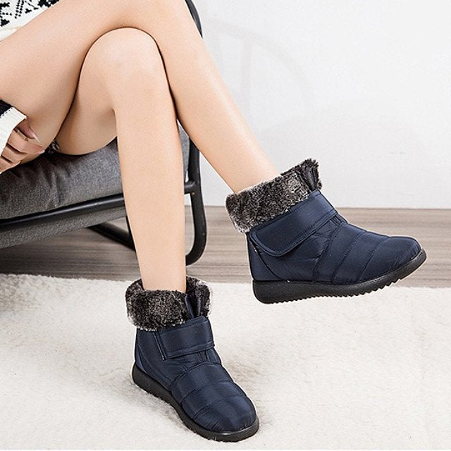 Groovywish Women Snow Ankle Boots Warm Orthopedic Shoes