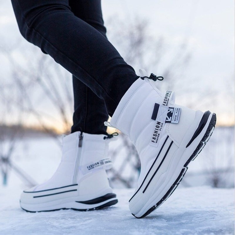 Groovywish Men Winter Orthopedic Boots Multi-color Waterproof Shoes