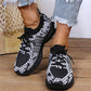 Groovywish Women Running Orthopedic Shoes Mesh Elastic Collar Thick Platform Sneakers