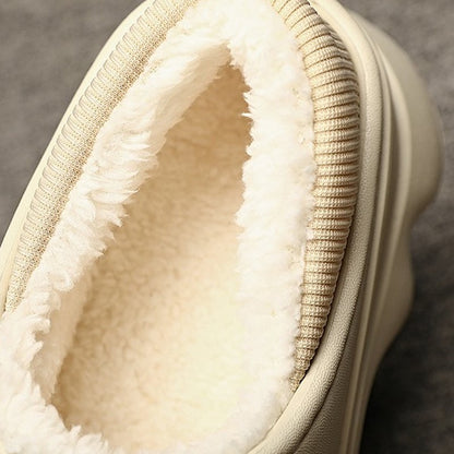 Groovywish Men Fur Slippers Ankle Support Unique Casual Winter Footwear