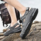 Groovywish Men Hollow-out Anti-collision Sandals Back Velcro Casual Summer