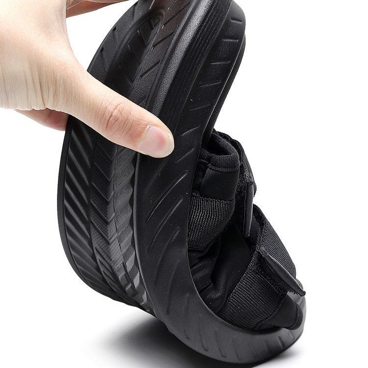Groovywish Orthopedic Memory Foam Sandals Velcro Comfy Casual Slides