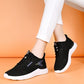 GroovyWish Women Platform Orthopedic Shoes Deodorization Mesh Lace-up Walking Sneakers