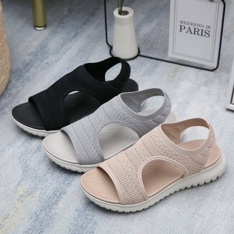 GroovyWish Women Walking Orthopedic Sandals Mesh Hollow Out Trendy Summer Sandals