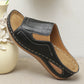 Groovywish Summer Sandals For Women Flexible Width Shock-resistant Modern Slides