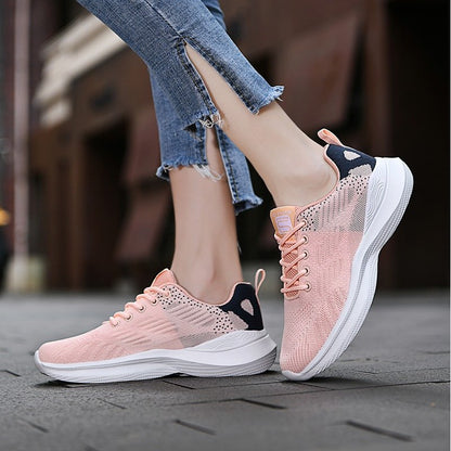 GroovyWish Women Orthopedic Shoes Elastic Mesh EVA Nonslip Summer 2023 Jogging Sneakers