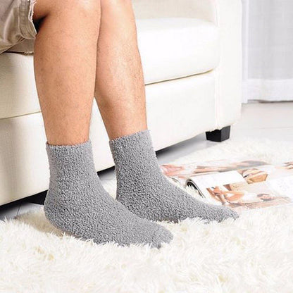 Groovwywish Cute Fur Socks Soft Warm Winter Unisex Stockings