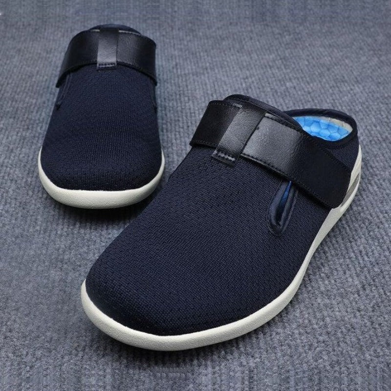 GRW Orthopedic Shoes For Women Open Back Hook&loop Arch Support Slippers Spring Summer