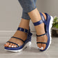 GRW Arch Support Sandals Women Memory Foam Clear Ankle Strap EVA Plus Size Unique Summer