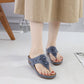 GroovyWish Summer Sandals For Women 3D-Flower Massage Insole Flip-flops