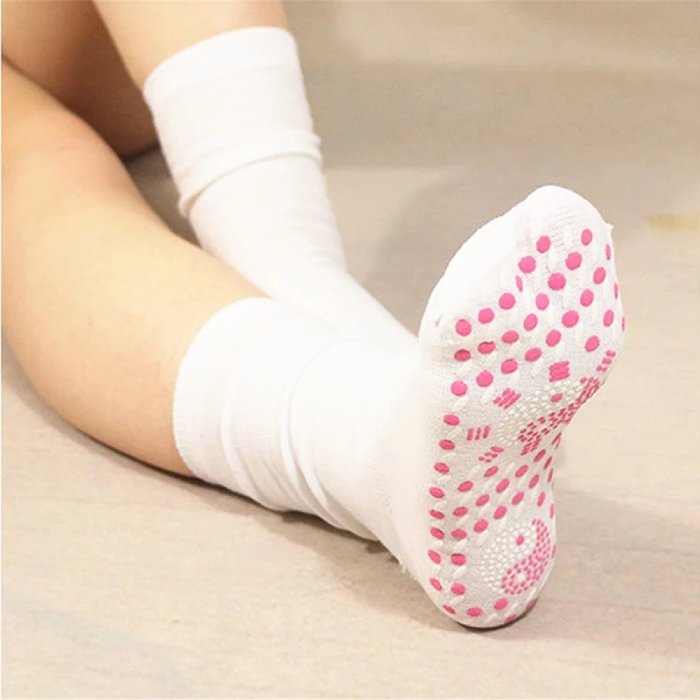 Groovywish Unisex Heated Socks Anti-slip Warm Massaging Stockings