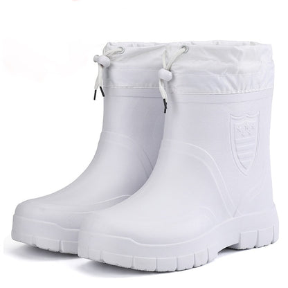 Groovywish Men Snow Boots Waterproof Warm Orthopedic Shoes