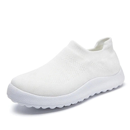 GRW Orthopedic Shoes Women Breathable Wear-resistant Slip-ons Wowen Mesh Elegant Summer