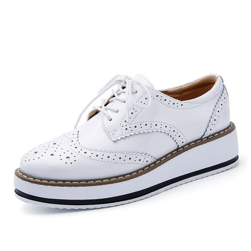 GRW Walking Shoes For Women Comfy Interior Versatile Casual Oxford Shoes Modern