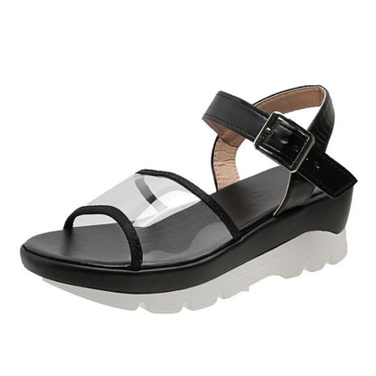 GRW Arch Support Sandals Women Memory Foam Clear Ankle Strap EVA Plus Size Unique Summer