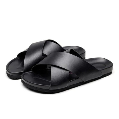 Groovywish Men Basic Orthopedic Sandals Casual Fashionable Slides