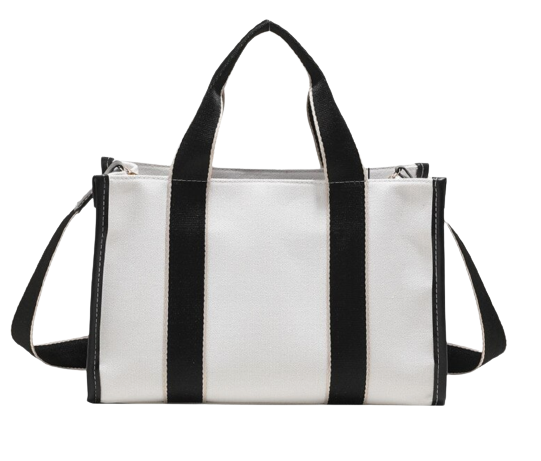 GroovyWish Tote Bag Large Capacity ShoulderBag Simple Stripped HandBag Crossbody Bag For Women