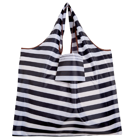 GroovyWish Tote Bag Big Size Thick Nylon Environmental Protection Reusable Polyeste Portable Shoulder Bag Foldable Shopping Bag For Women