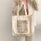 GroovyWish Tote Bag Extra Thick Canvas Shoulder Bags Vintage Oil Painting Tote Bag For Women