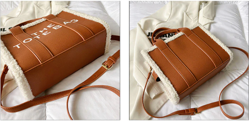 GroovyWish The Tote Bag High Quality Pu Leather Crossbody Bag Luxury Design Shoulder Bag For Women