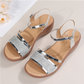 GRW Women Sandal Comfortable Open Toe Sparkly Sandals Fashionable Rhinestone Summer Sandals