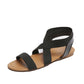 GRW Women Sandals Summer Beach Elastic Strap Anti-slip Soles